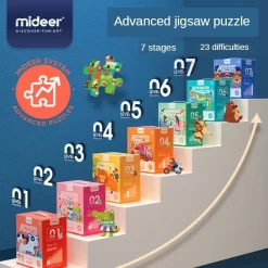 Mideer Advanced Puzzles Level 5 - Fairy Princess & Forest Party & Dream Seabed 4+ -Bedding Baby Store wyhsn3yl1591791633 799x800 5