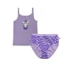 Zoocchini Organic Girls Cami Underwear Set Zebra 2T/3T